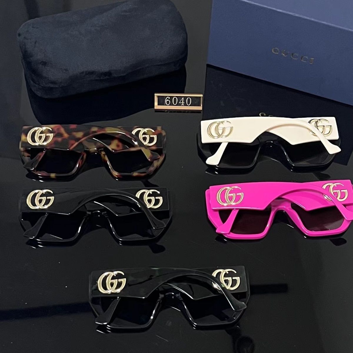 Sunglasses with the Box, SG25-6040 676 677 678 679 680 - qinlai888