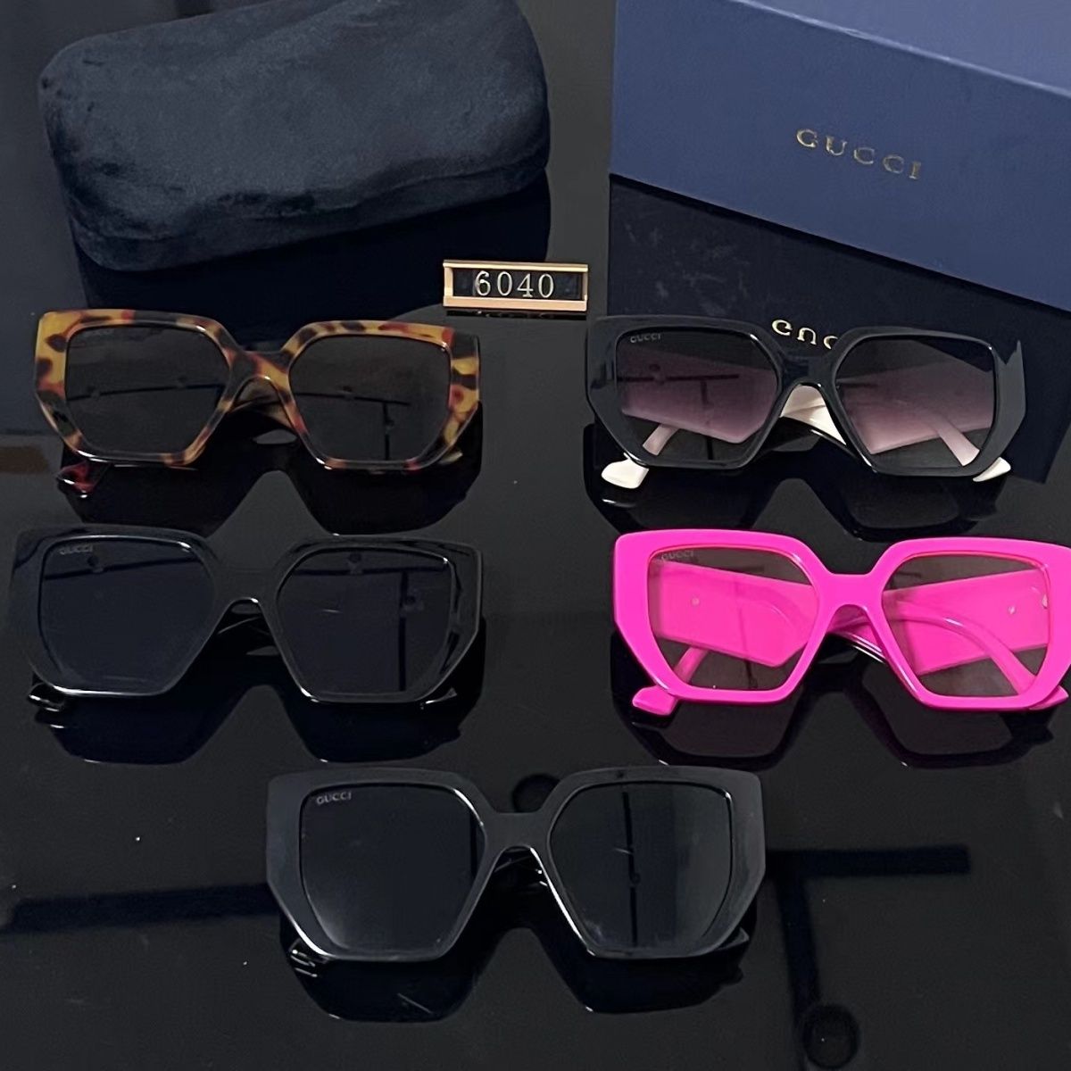 Sunglasses with the Box, SG25-6040 676 677 678 679 680 - qinlai888