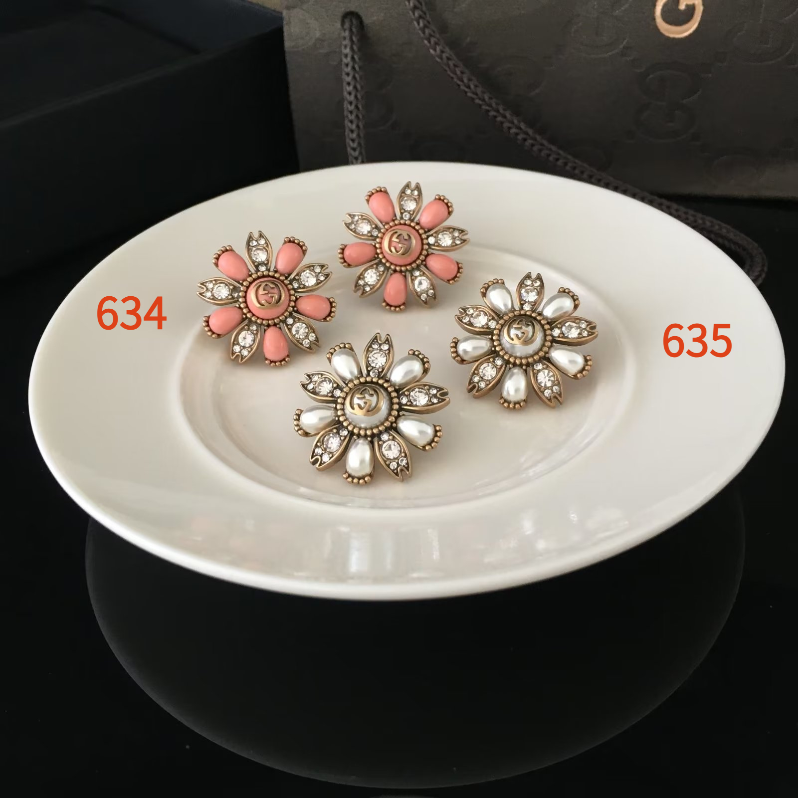 Earring Jewelry, no box, JG24 634 635 - qinlai888