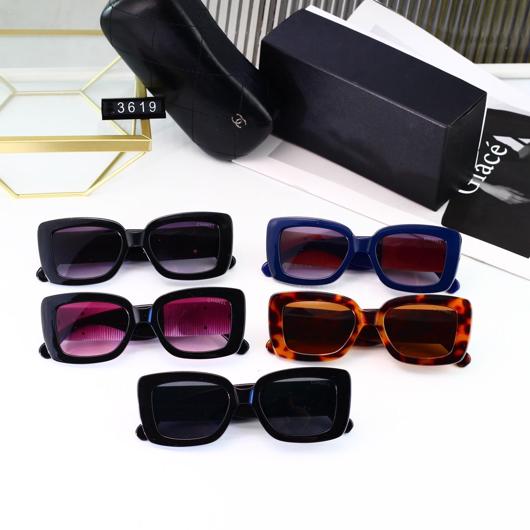 Sunglasses with the Box, SC25-3619 873 874 875 876 877 - qinlai888