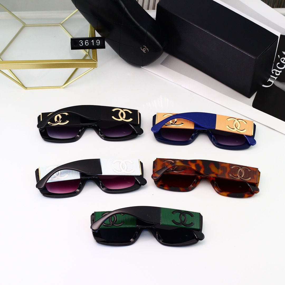 Sunglasses with the Box, SC25-3619 873 874 875 876 877 - qinlai888