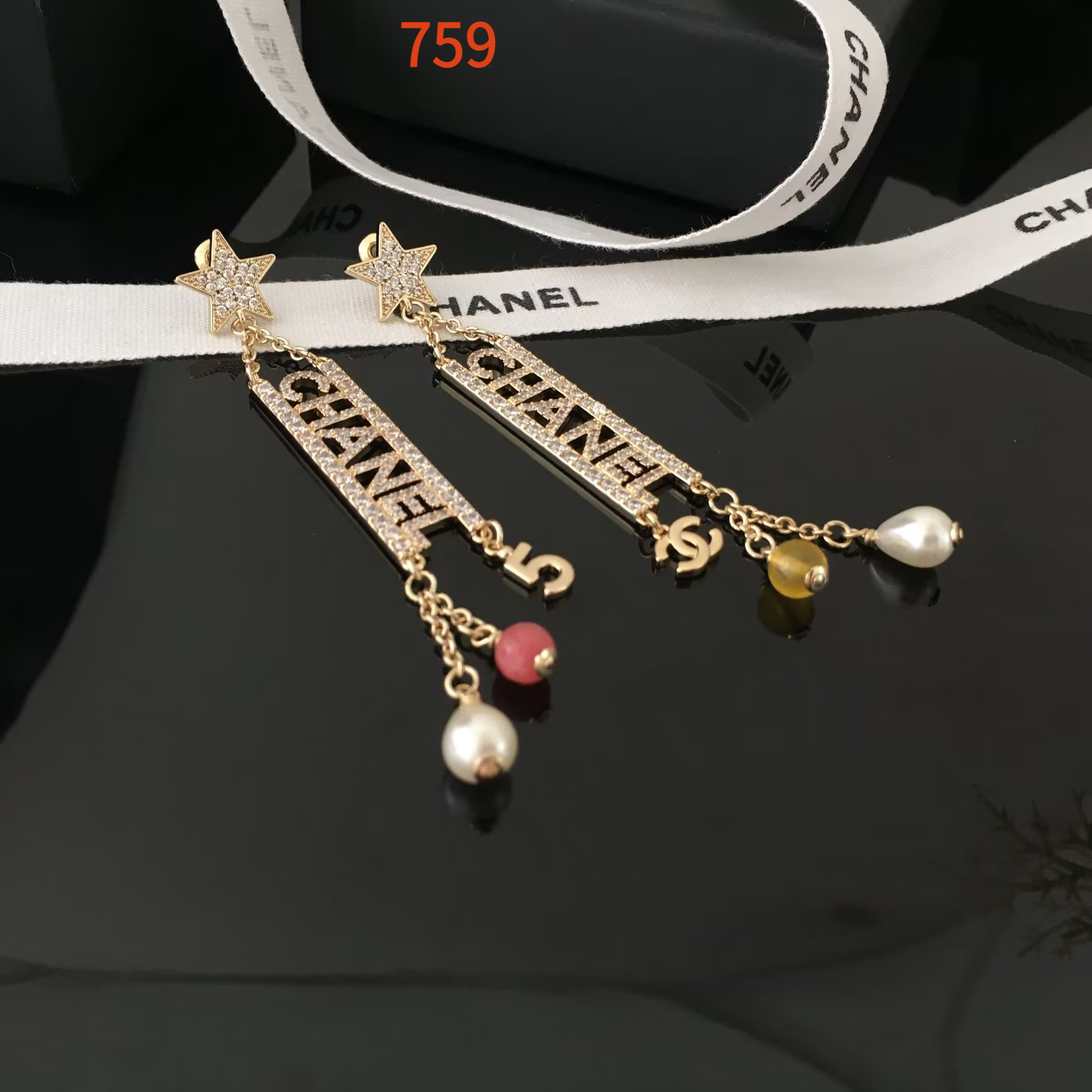 Earring jewelry, no box, JC27 758 759 - qinlai888