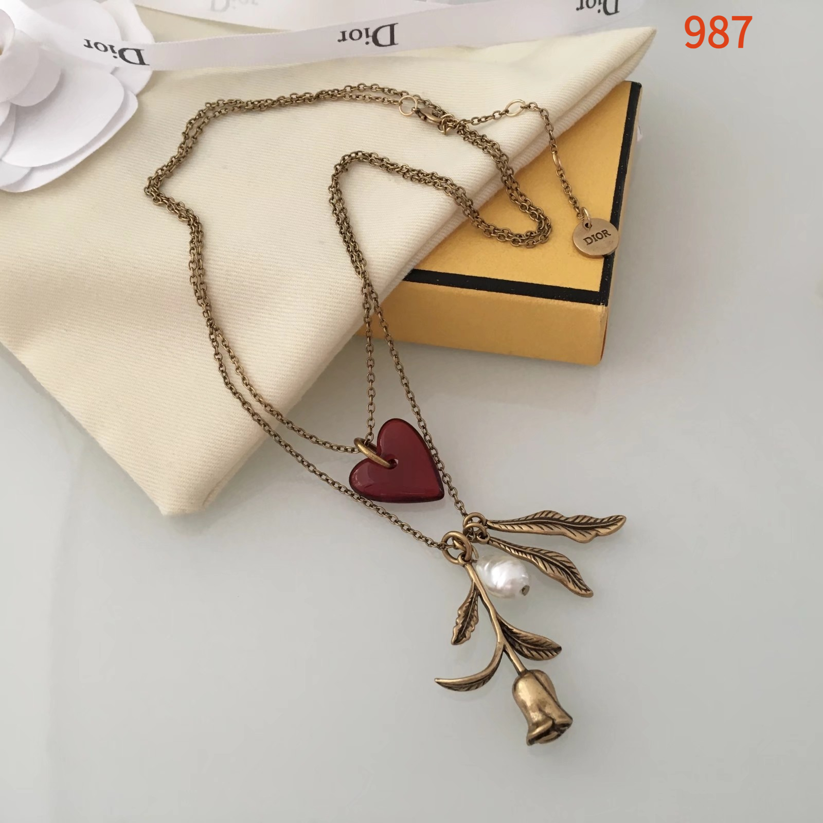 Necklace jewelry,no box,JD22 986 987 - qinlai888