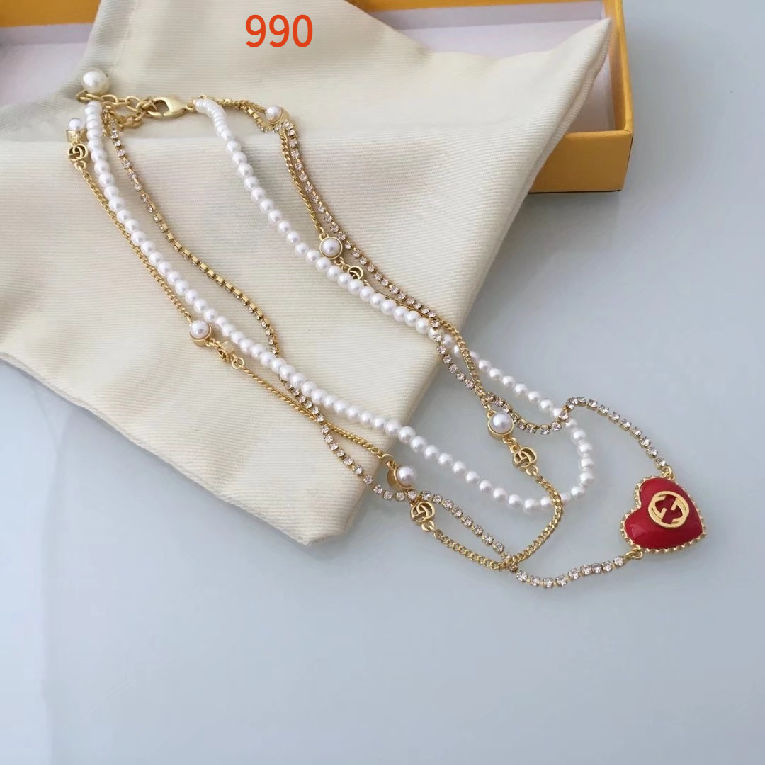 Necklace jewelry,no box,JG33 990 991 - qinlai888