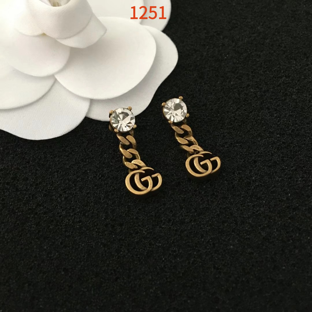 Earring Jewelry, No Box, JG19 1251 1252 - qinlai888