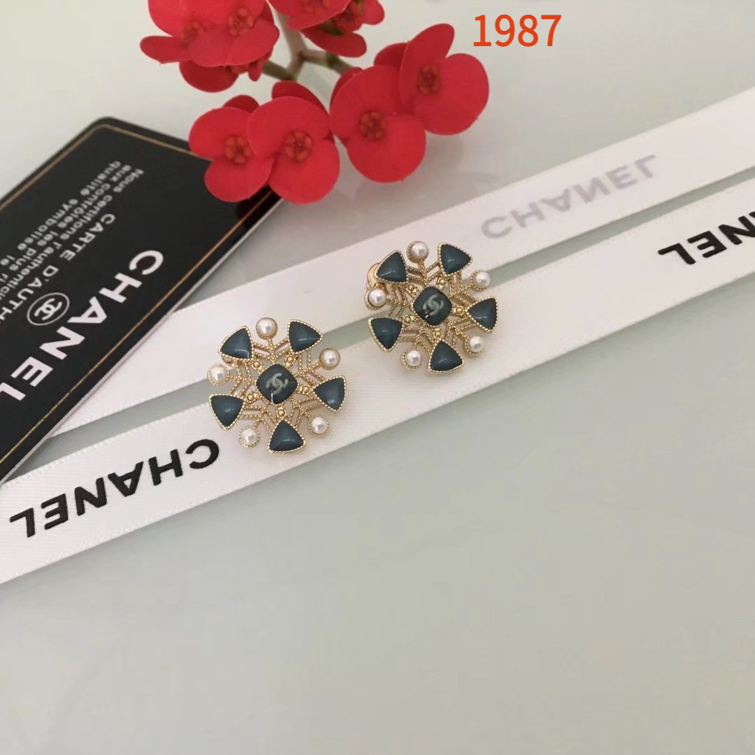 Earrings jewelry,no box,JC20 1987 1988 1989 - qinlai888