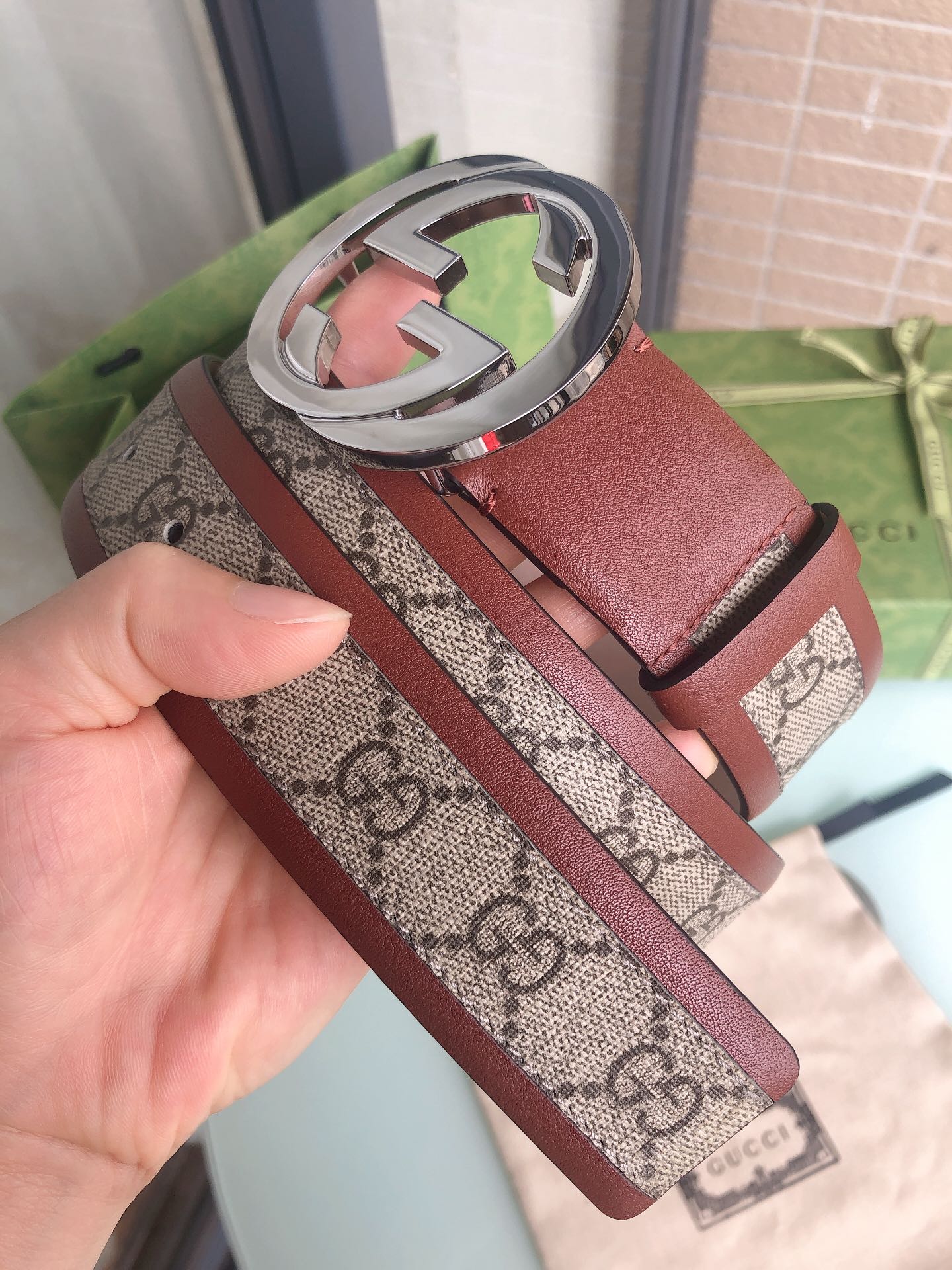 AAAA quality belt,4.0cm wide,without box,GB60 009 - qinlai888