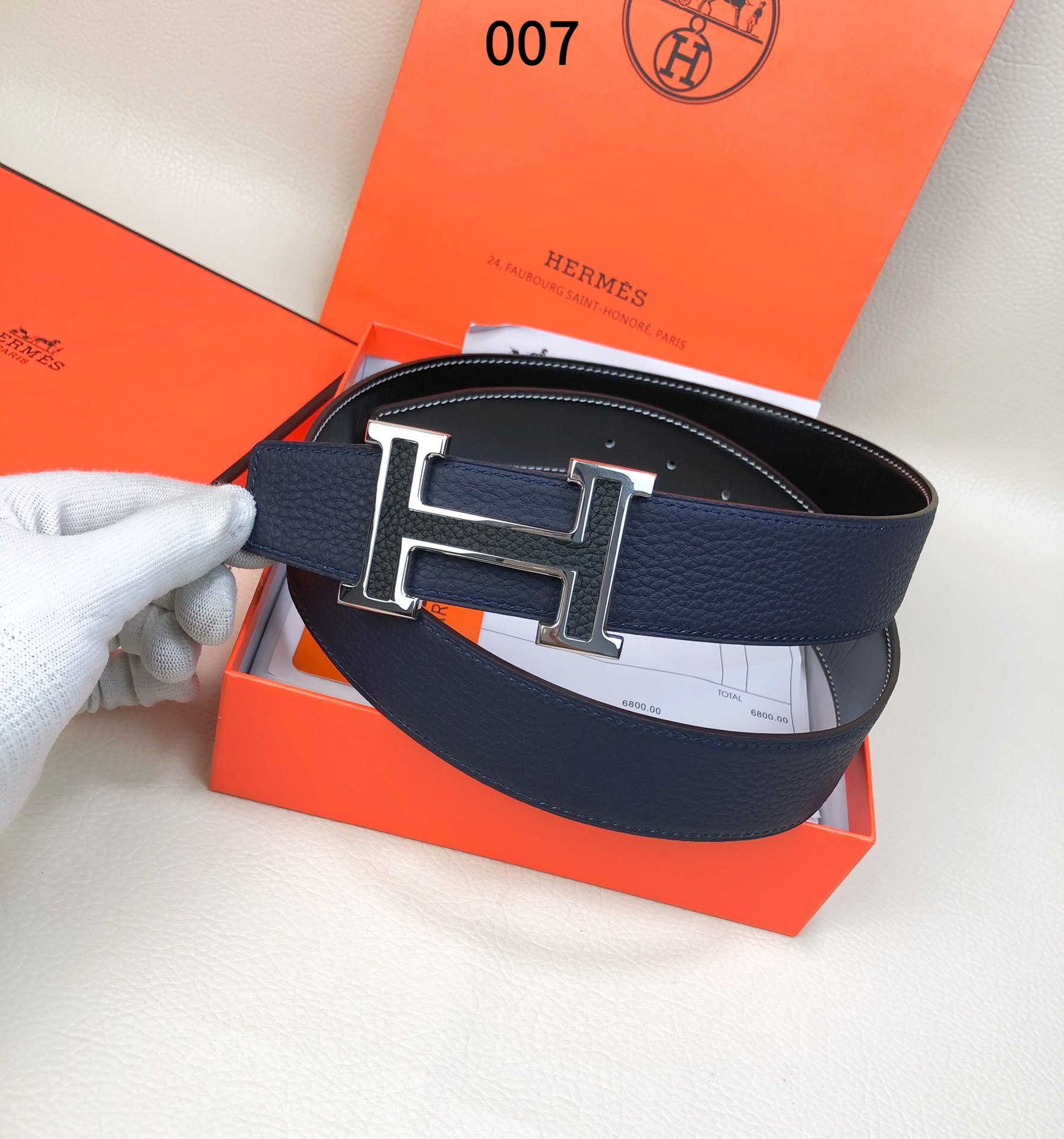 AAAA quality belt,without box,HB60 007 008 - qinlai888