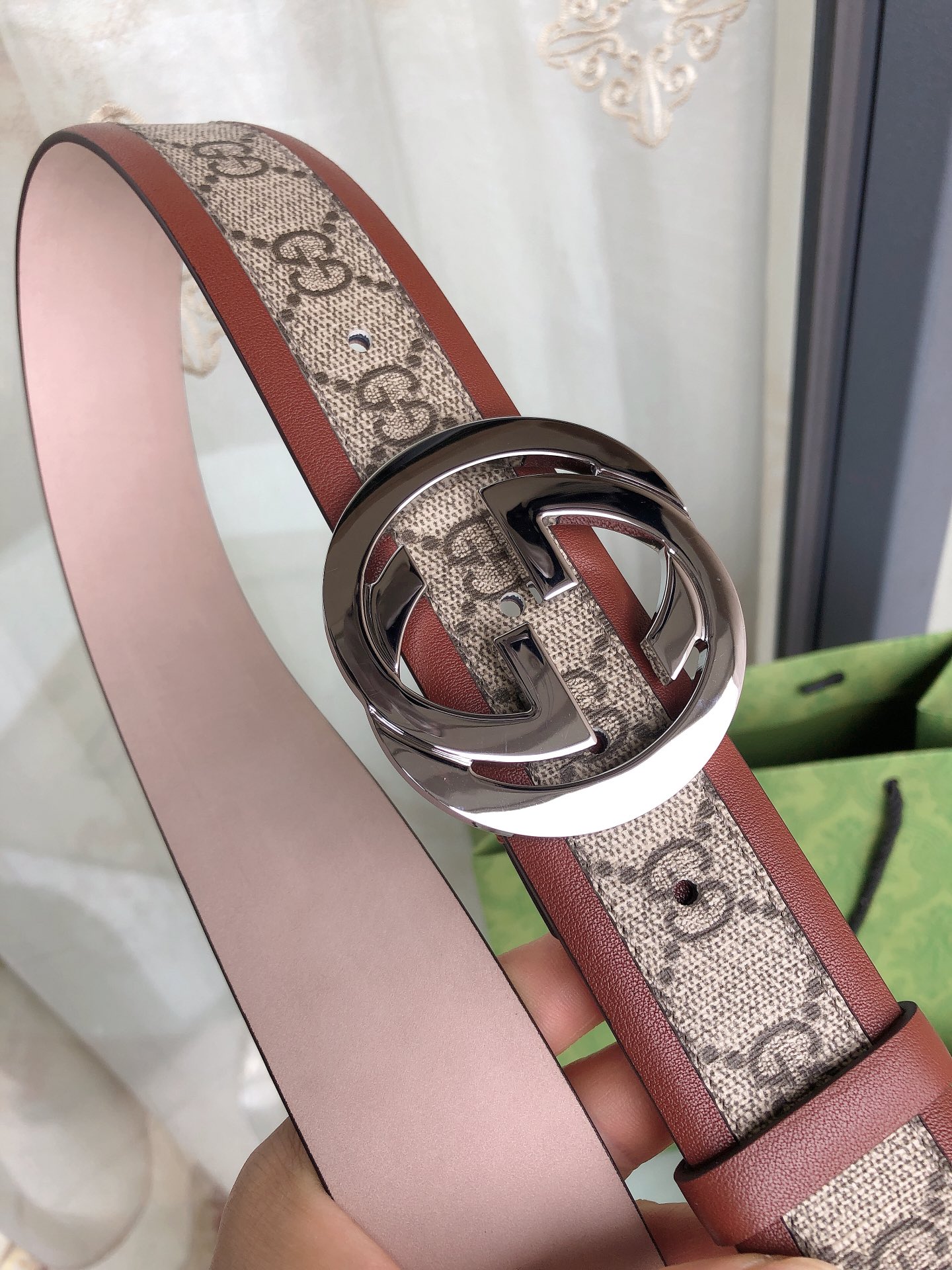 AAAA quality belt,4.0cm wide,without box,GB60 009 - qinlai888