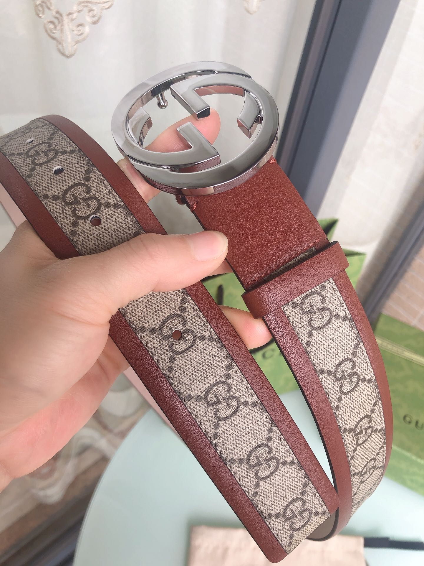 AAAA quality belt,4.0cm wide,without box,GB60 009 - qinlai888