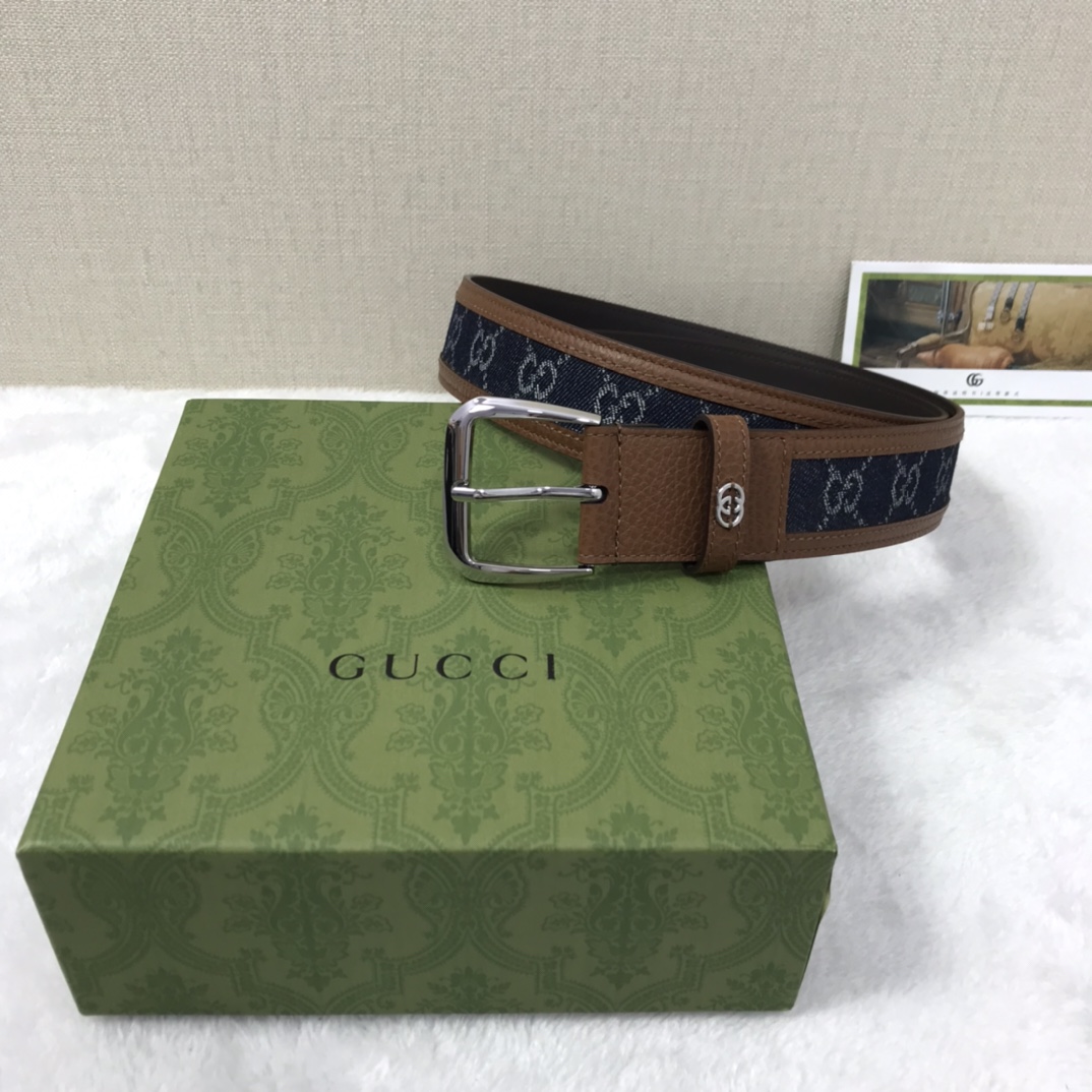 AAAA quality belt,3.8cm wide,without box,GB60 055 - qinlai888