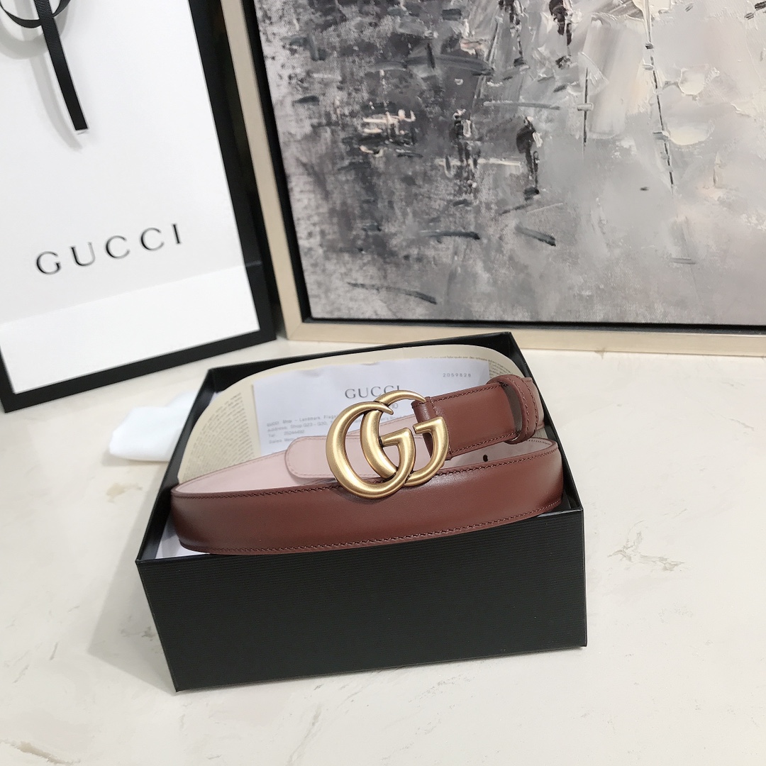 AAAA quality belt,2.5cm wide,without box,GB60 060 - qinlai888