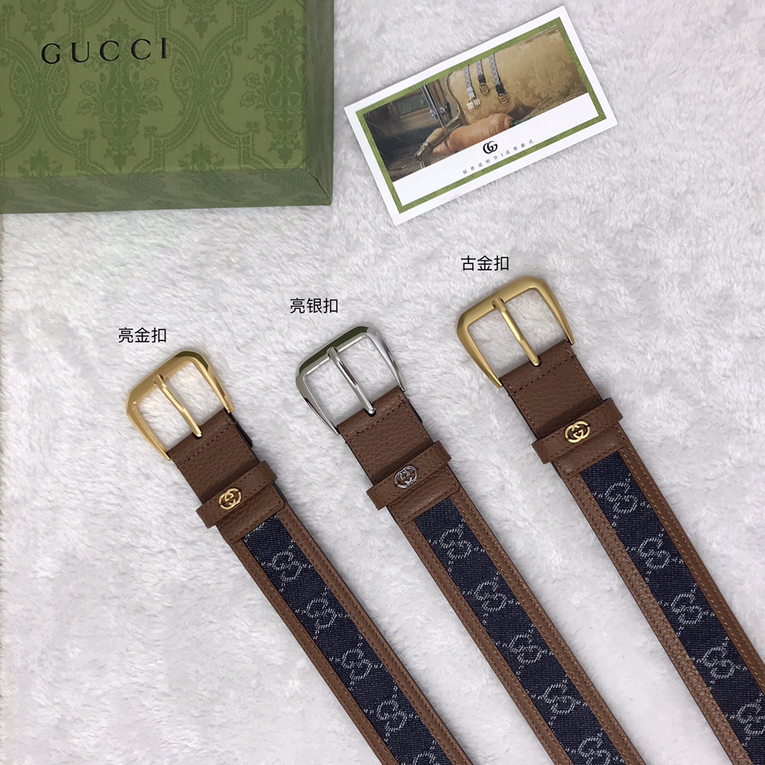 AAAA quality belt,3.8cm wide,without box,GB60 056 - qinlai888