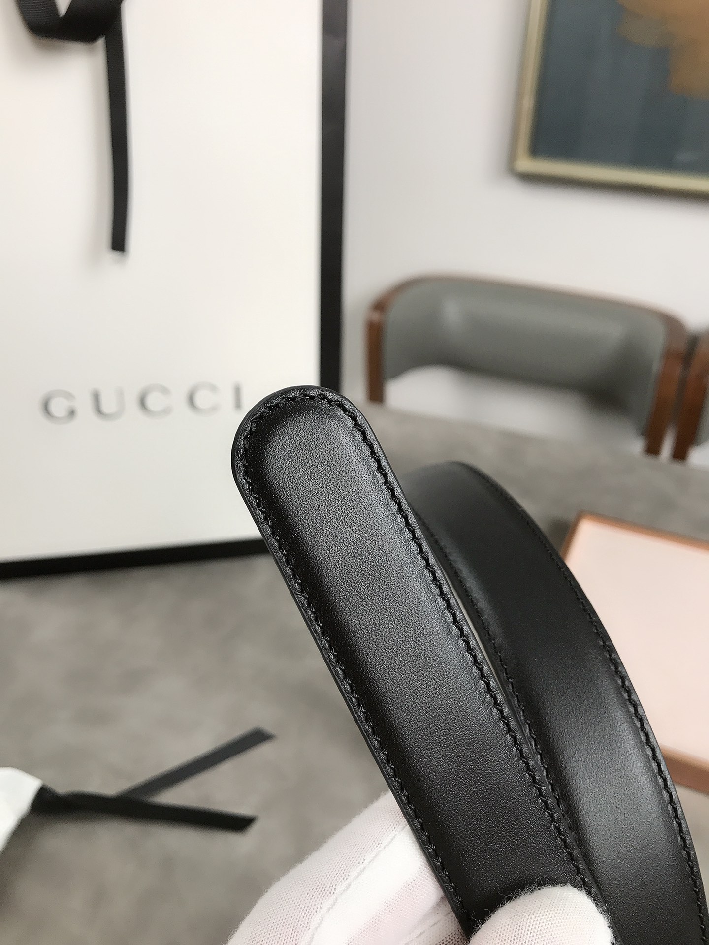 AAAA quality belt,2.5cm wide,without box,GB60 056 - qinlai888