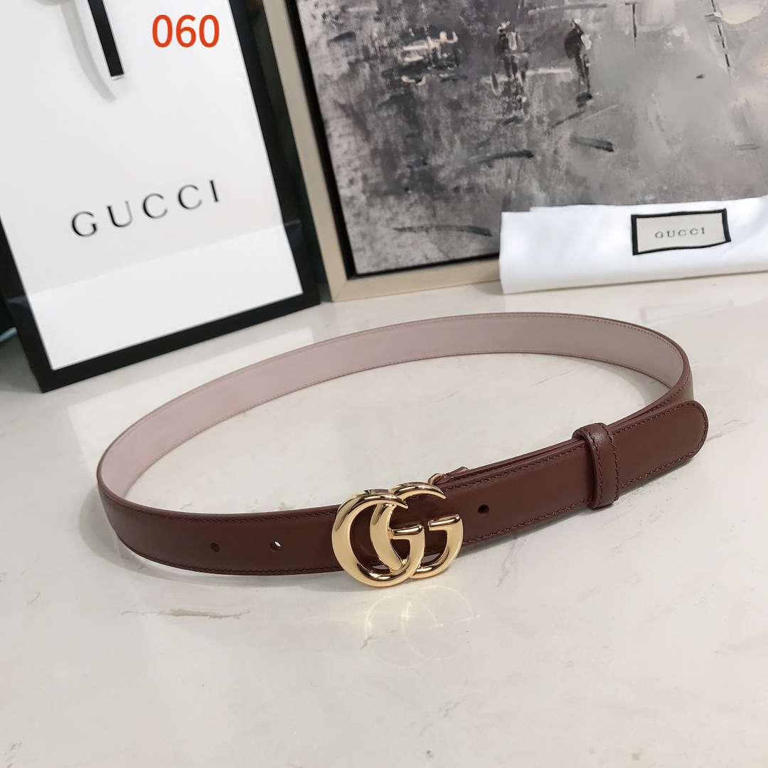 AAAA quality belt,2.5cm wide,without box,GB60 060 - qinlai888