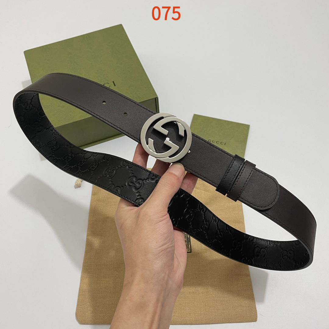 AAAA quality belt,3.7cm wide,without box,GB60 075 - qinlai888