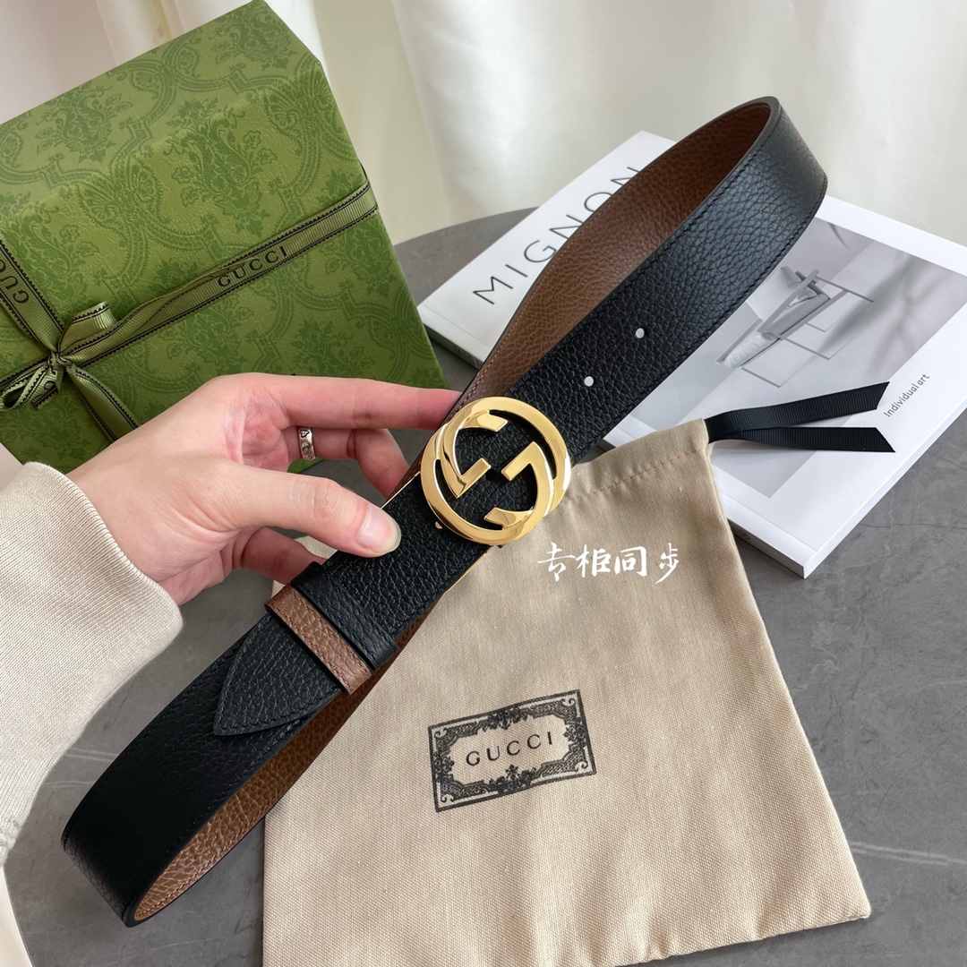 AAAA quality belt,3.7cm wide,without box,GB60 063 - qinlai888