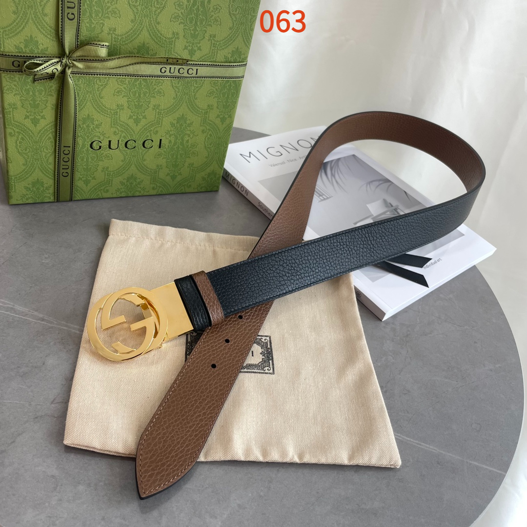 AAAA quality belt,3.7cm wide,without box,GB60 063 - qinlai888