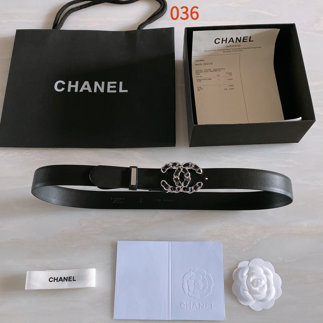 AAAA quality belt,3.0cm wide,without box,CB60 036 - qinlai888