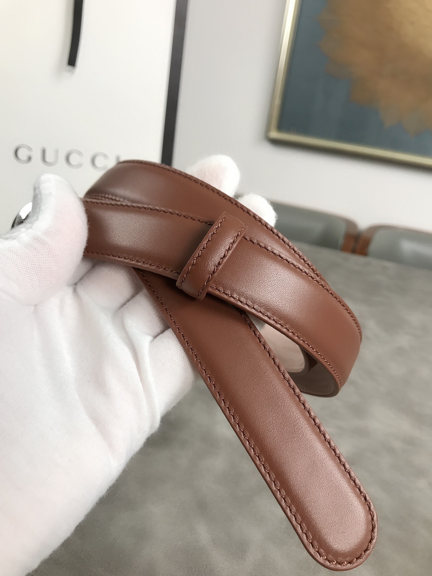 AAAA quality belt,2.5cm wide,without box,GB60 058 - qinlai888