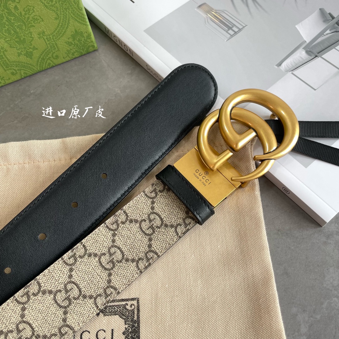 AAAA quality belt,3.7cm wide,without box,GB60 064 - qinlai888