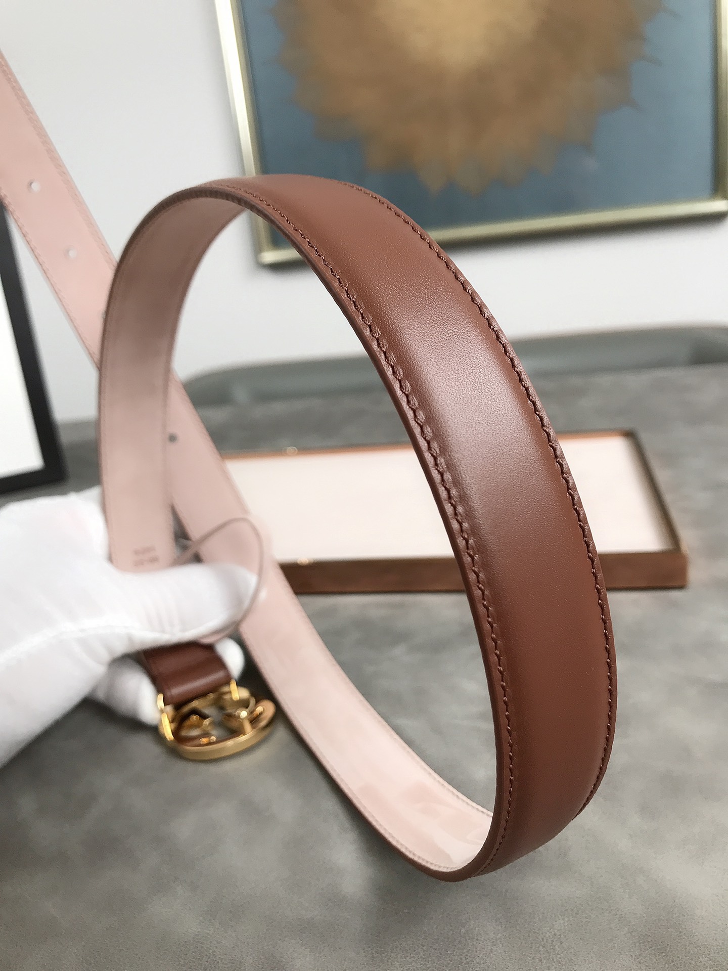 AAAA quality belt,2.5cm wide,without box,GB60 059 - qinlai888