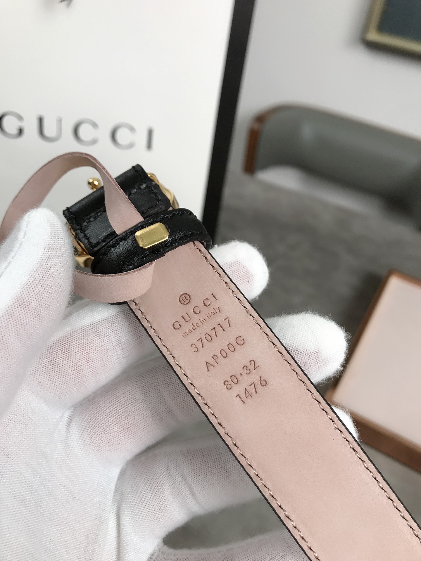 AAAA quality belt,2.5cm wide,without box,GB60 056 - qinlai888