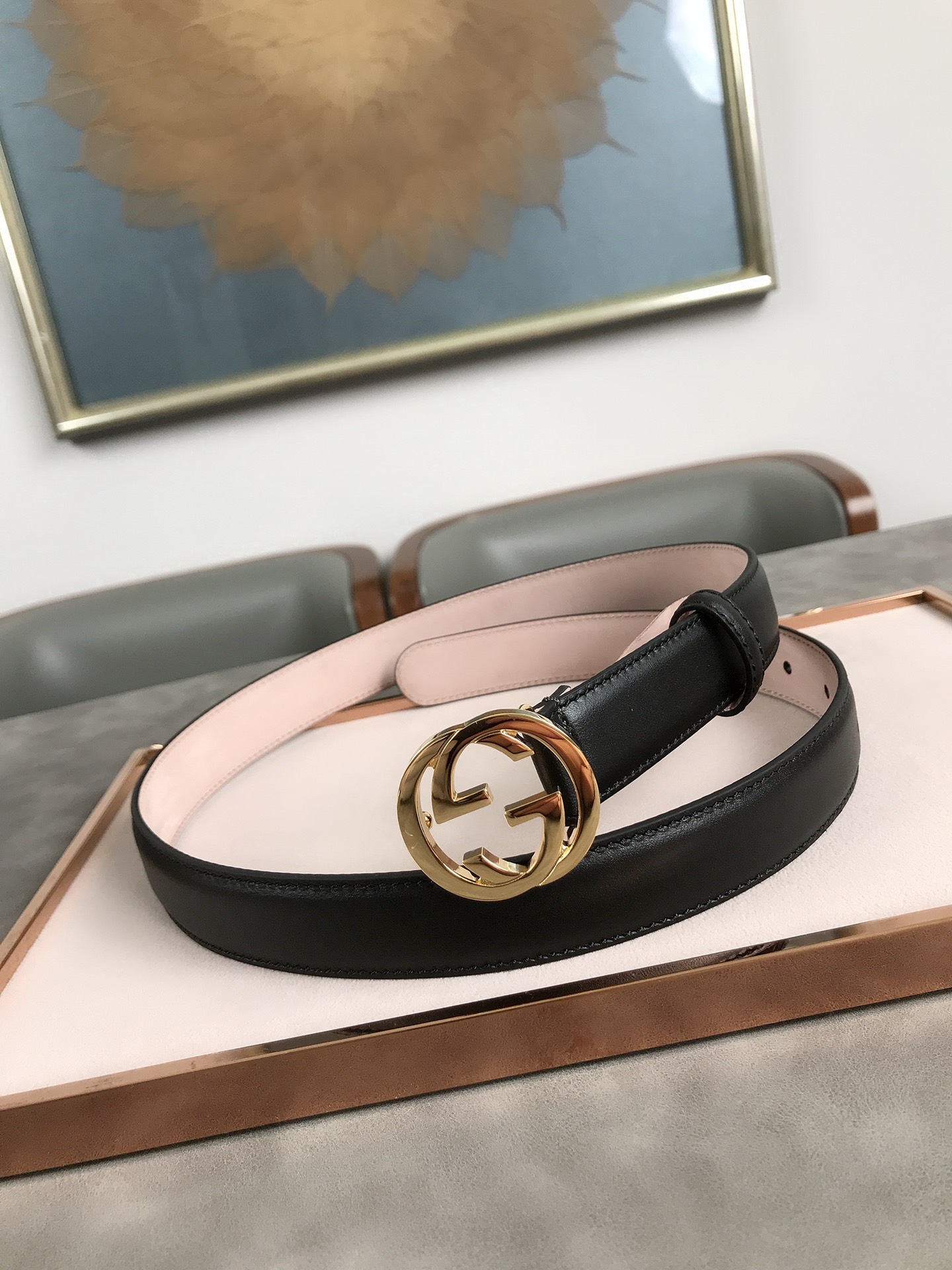 AAAA quality belt,2.5cm wide,without box,GB60 056 - qinlai888