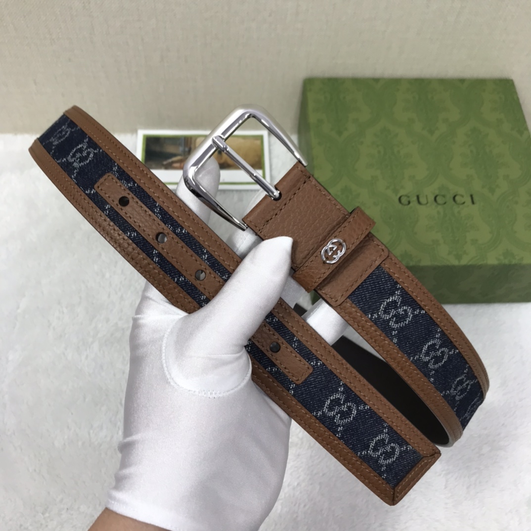 AAAA quality belt,3.8cm wide,without box,GB60 055 - qinlai888