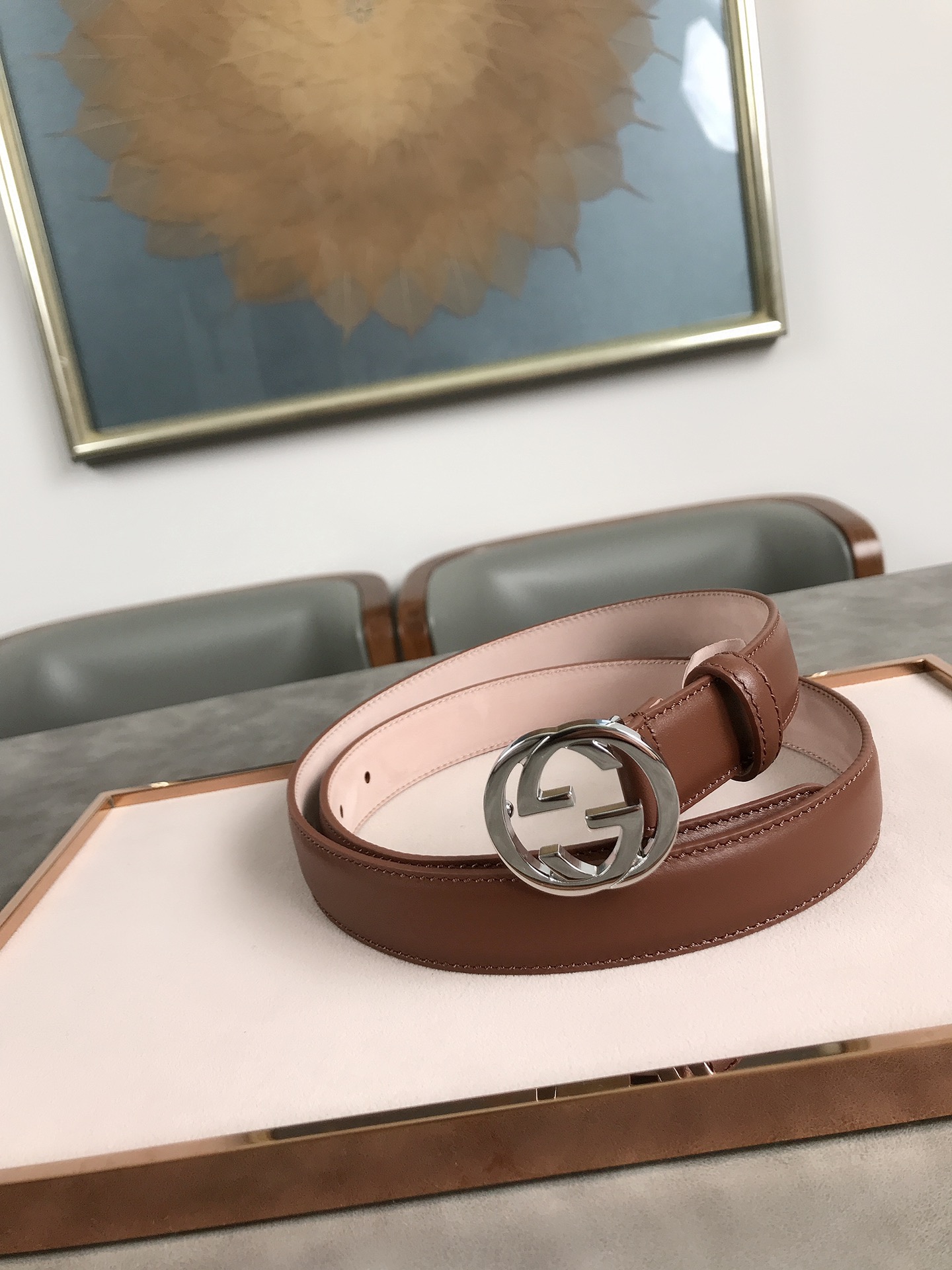 AAAA quality belt,2.5cm wide,without box,GB60 058 - qinlai888