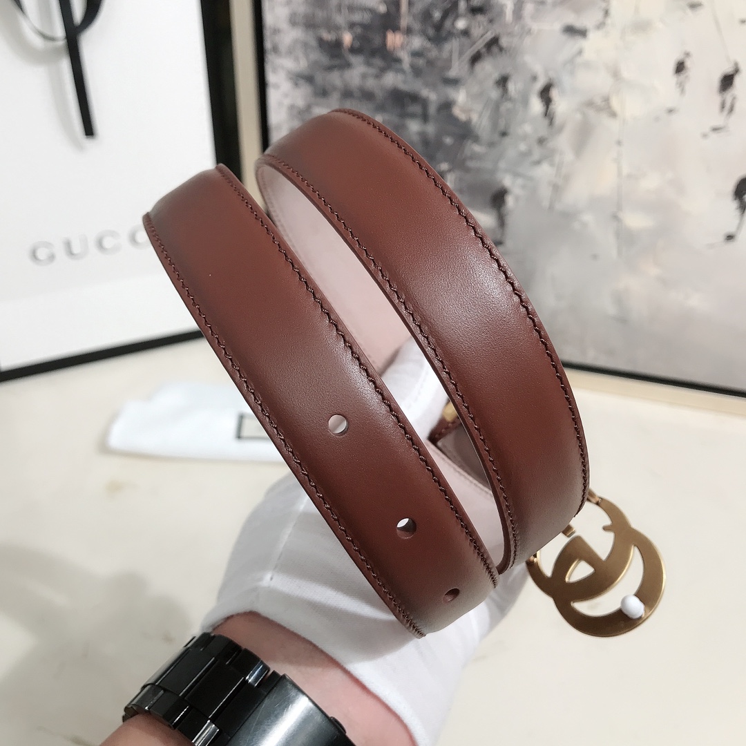 AAAA quality belt,2.5cm wide,without box,GB60 060 - qinlai888