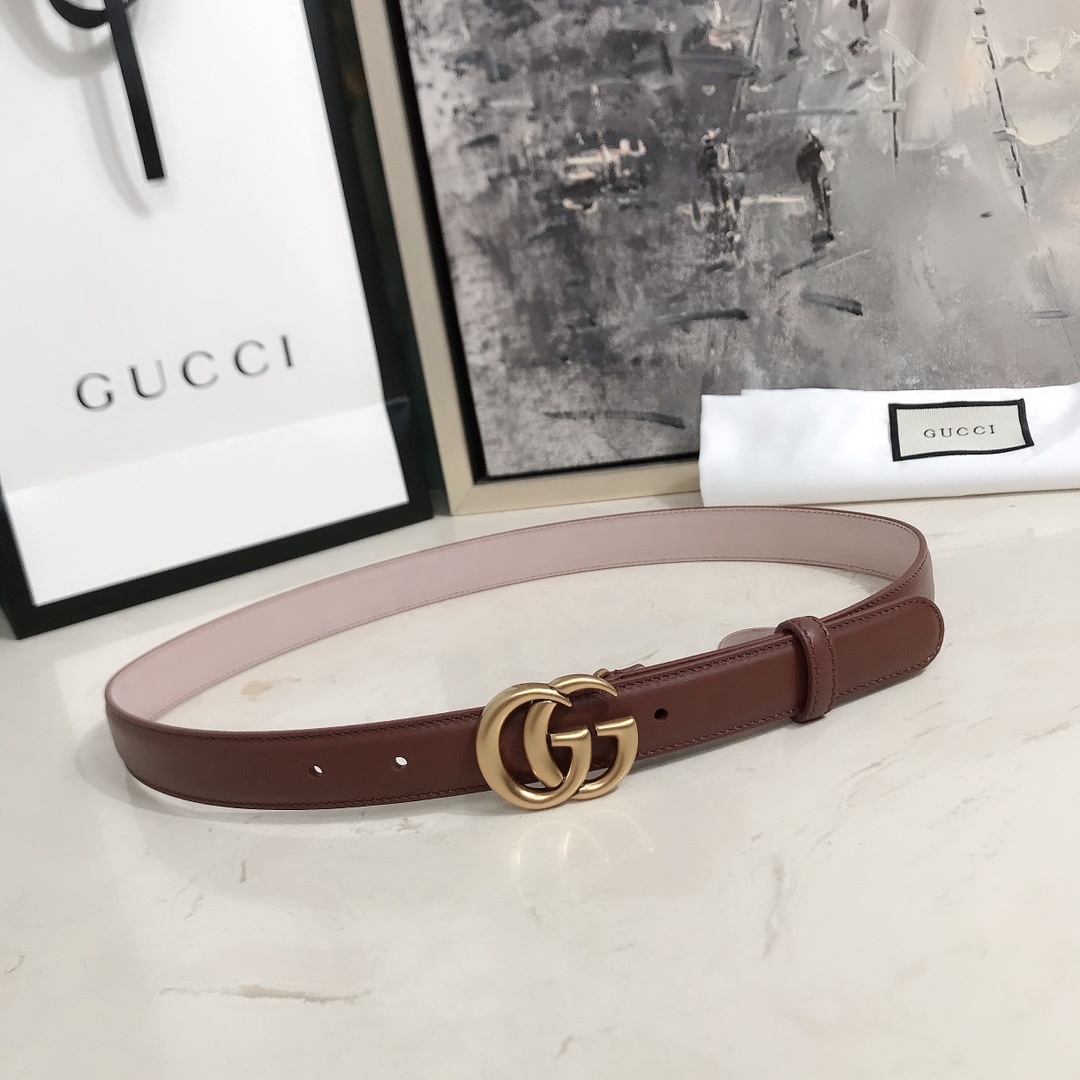 AAAA quality belt,2.5cm wide,without box,GB60 060 - qinlai888