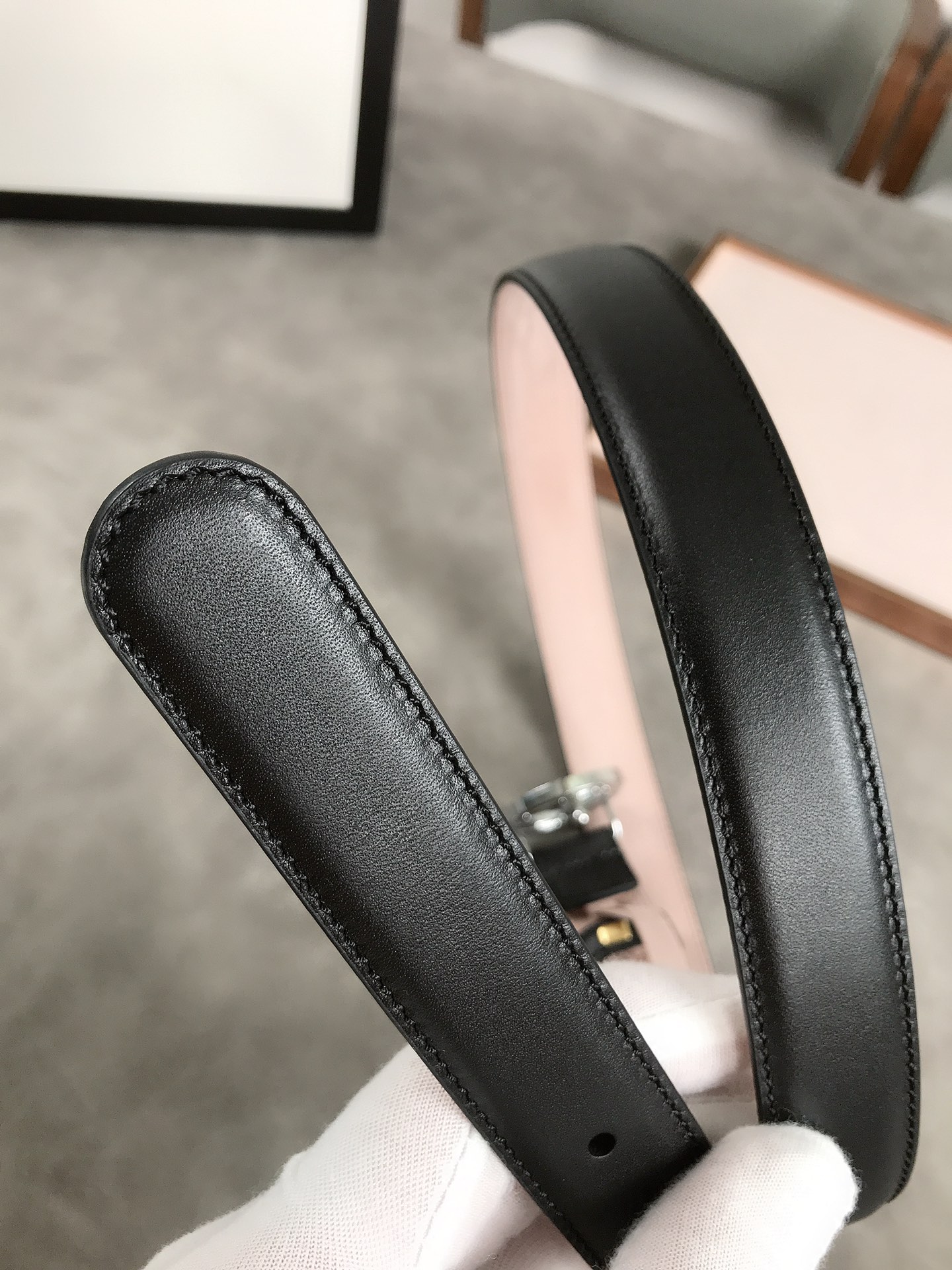 AAAA quality belt,2.5cm wide,without box,GB60 057 - qinlai888