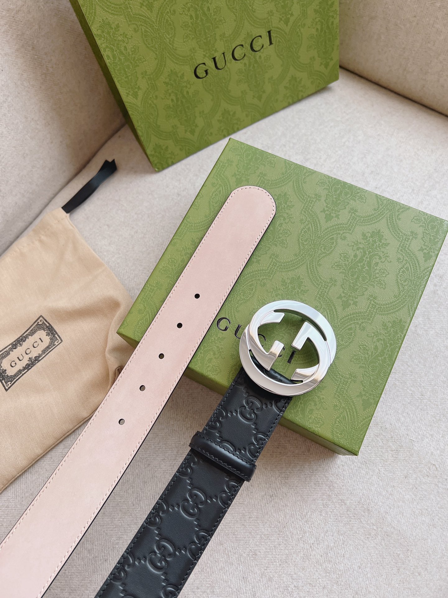 AAAA quality belt,3.8cm wide,without box,GB60 069 - qinlai888