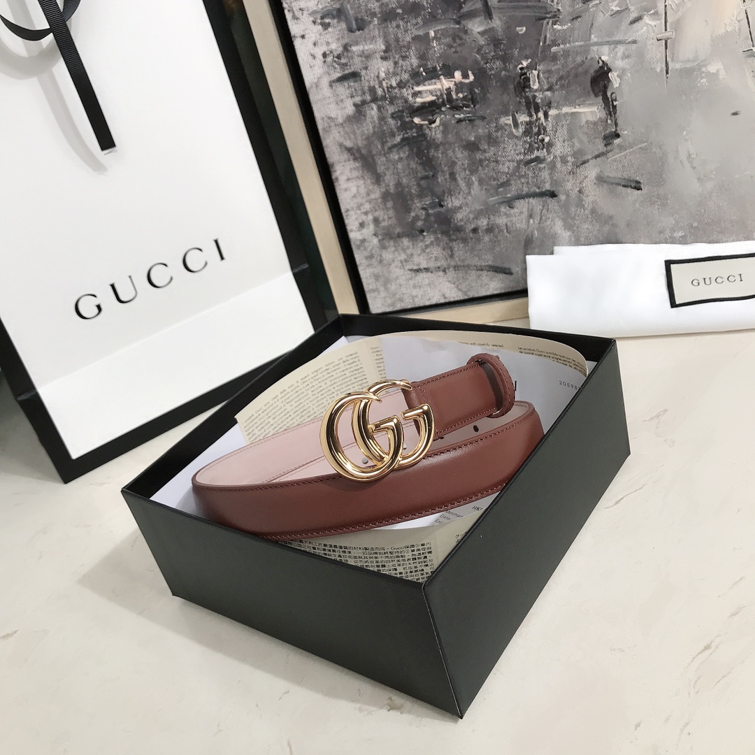 AAAA quality belt,2.5cm wide,without box,GB60 060 - qinlai888