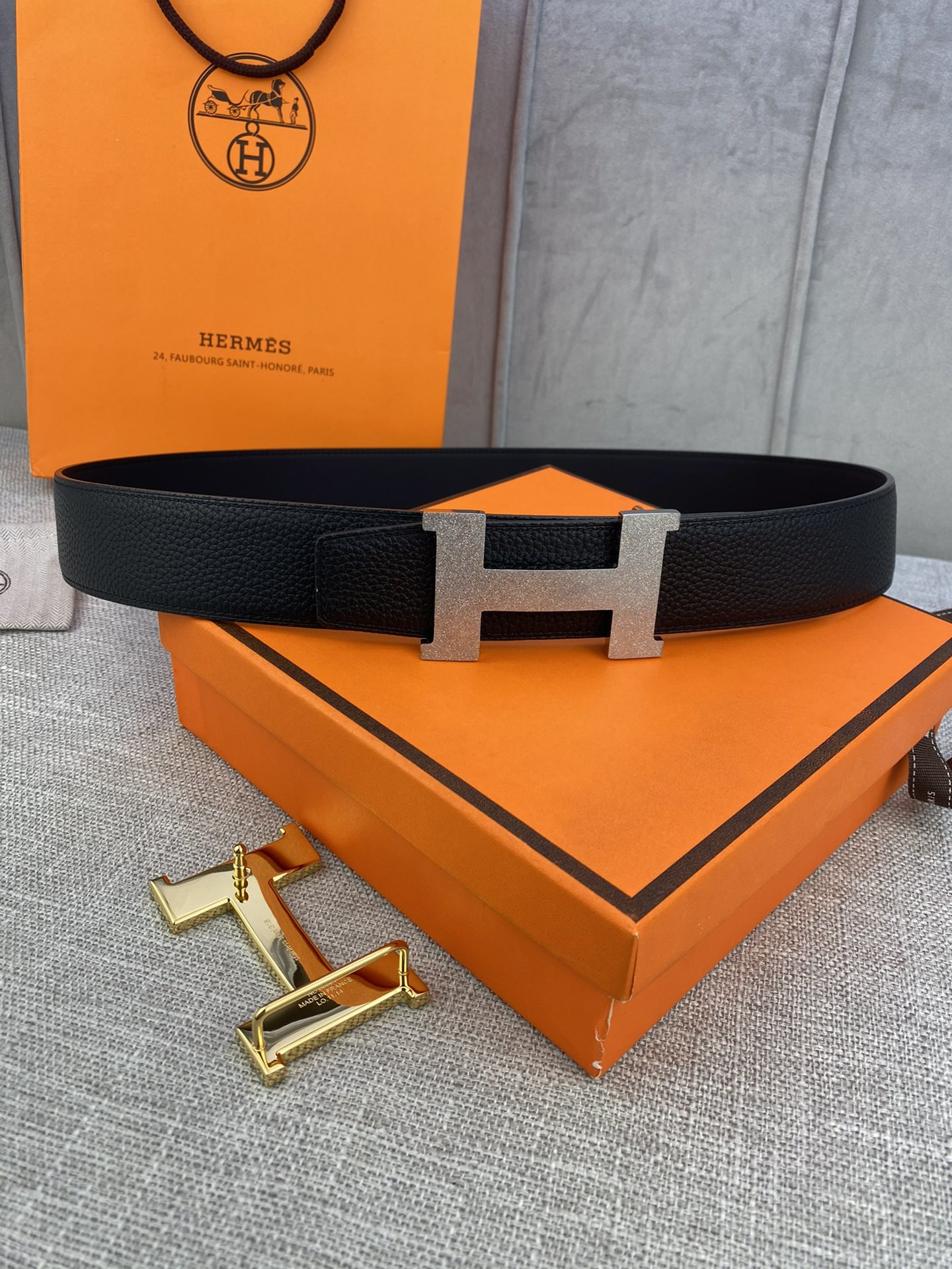AAAA quality belt,3.8cm wide,without box,HB60 086 087 - qinlai888