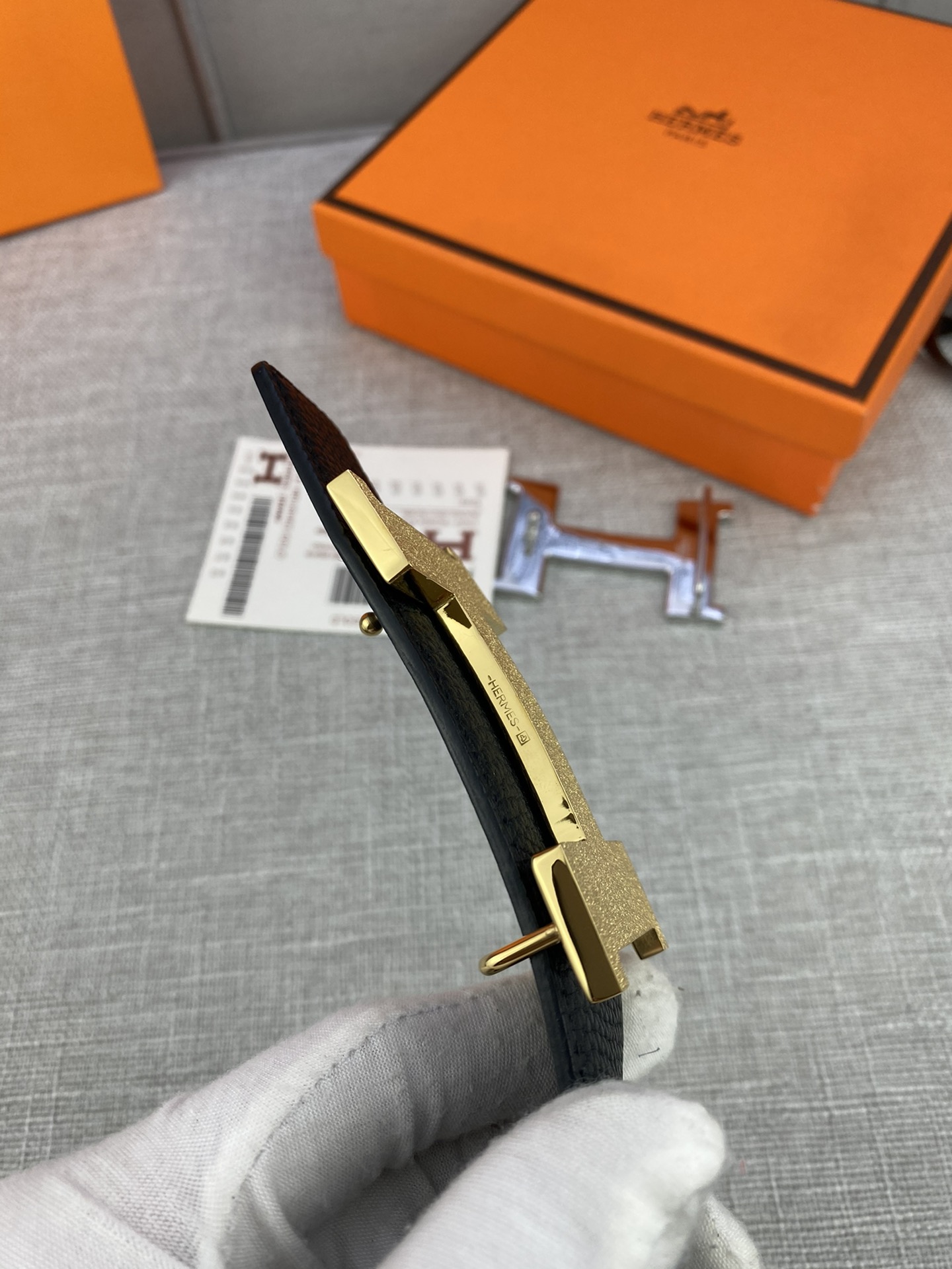 AAAA quality belt,3.8cm wide,without box,HB60 086 087 - qinlai888