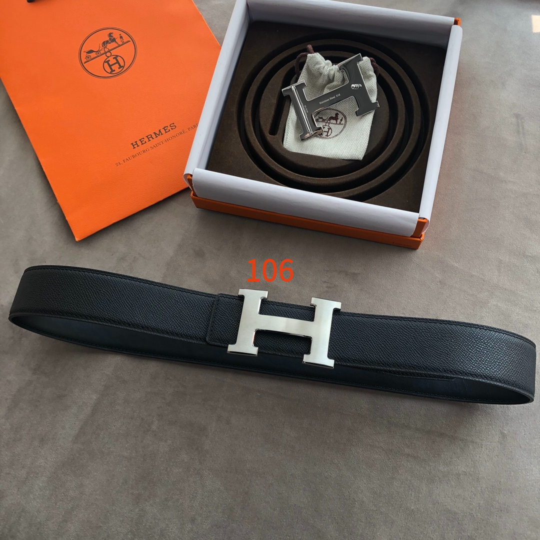 AAAA quality belt,3.8cm wide,without box,HB60 106 - qinlai888
