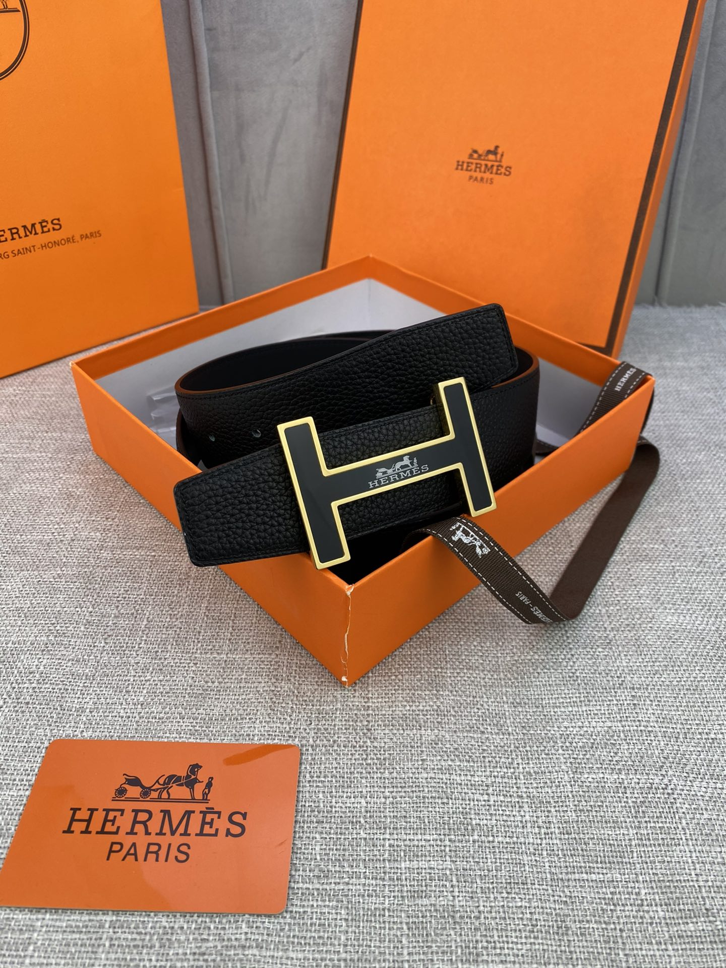 AAAA quality belt,3.8cm wide,without box,HB60 119 120 - qinlai888