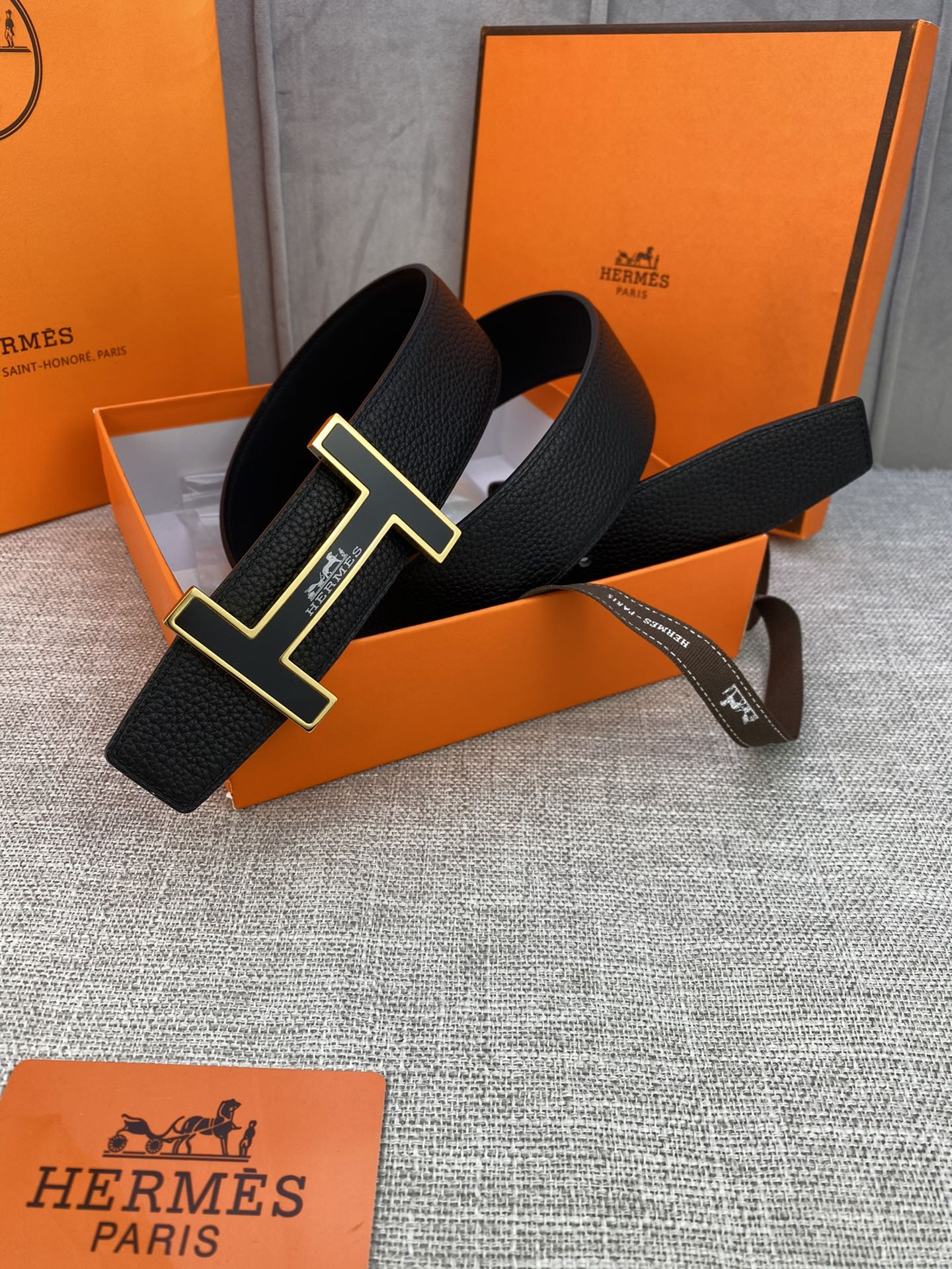 AAAA quality belt,3.8cm wide,without box,HB60 119 120 - qinlai888