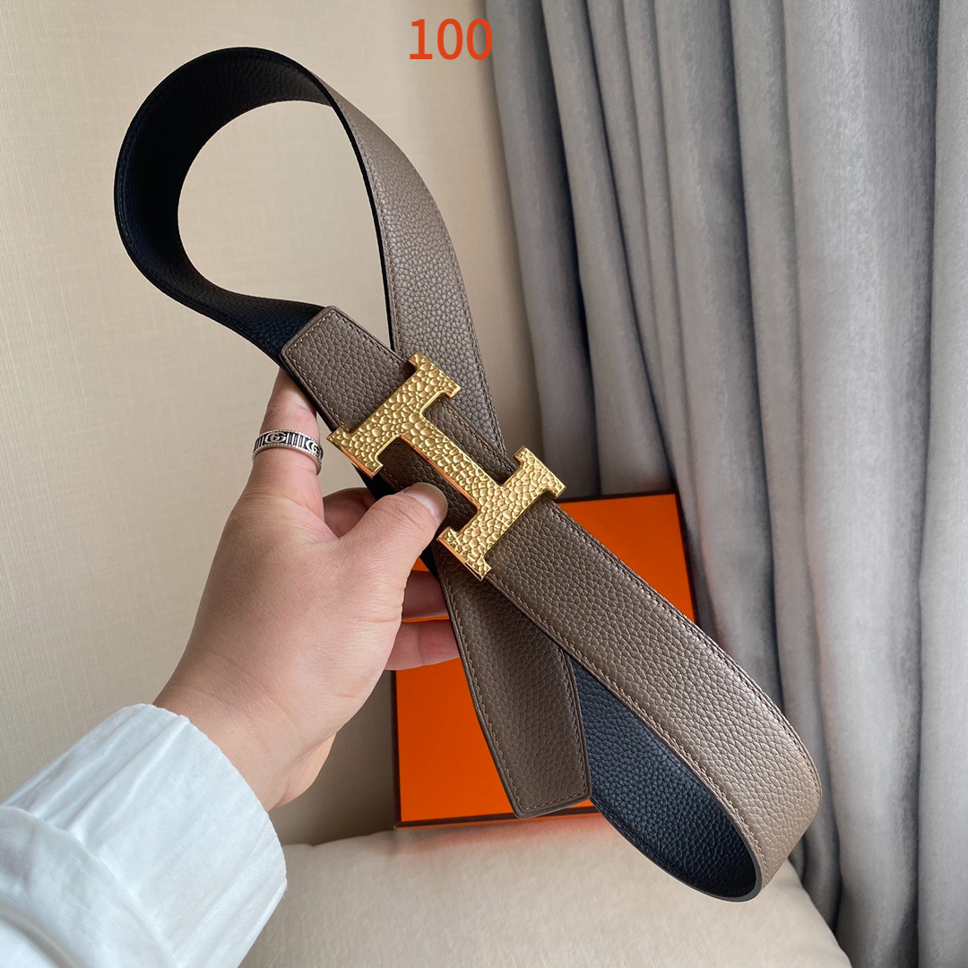 AAAA quality belt,3.8cm wide,without box,HB60 100 - qinlai888