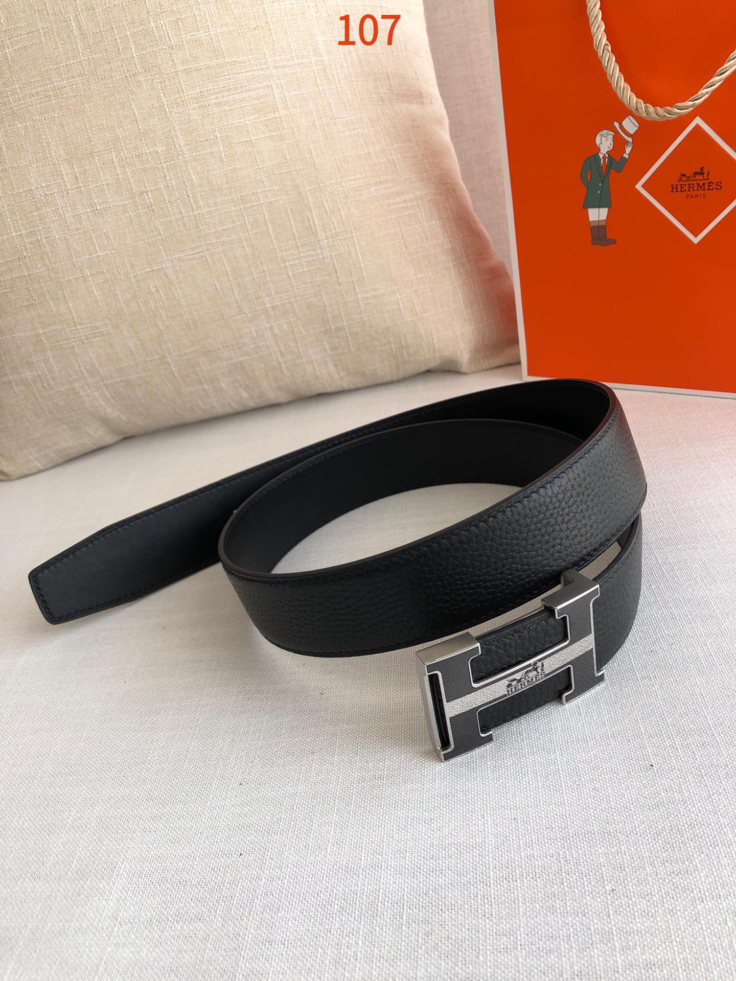 AAAA quality belt,3.9cm wide,without box,HB60 107 - qinlai888