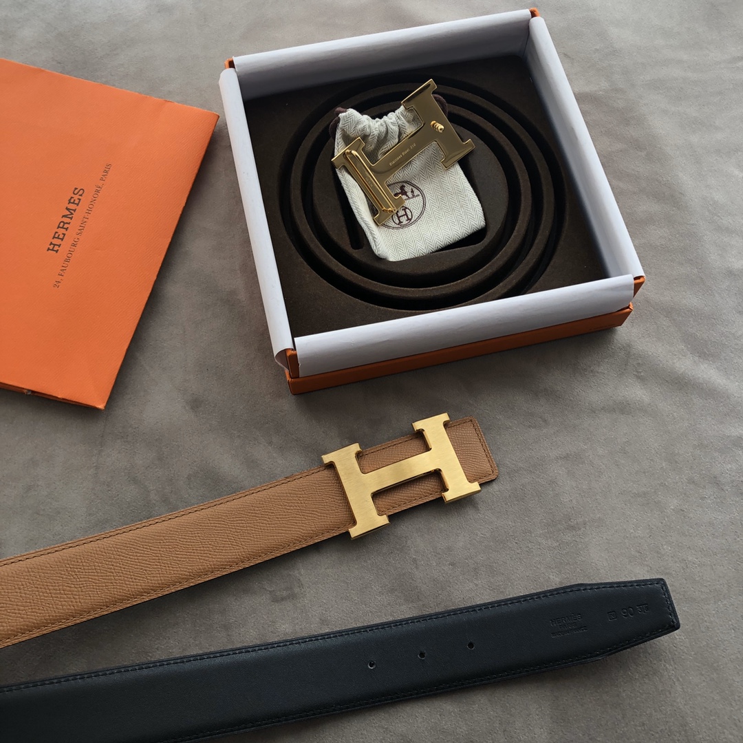 AAAA quality belt,3.8cm wide,without box,HB60 105 - qinlai888