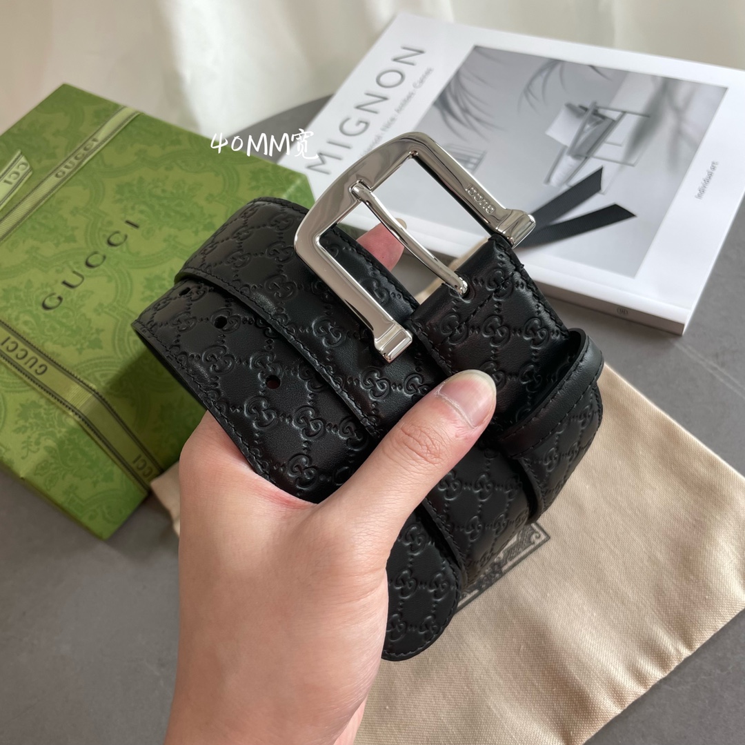 AAAA quality belt,4.0cm wide,without box,GB60 114 - qinlai888