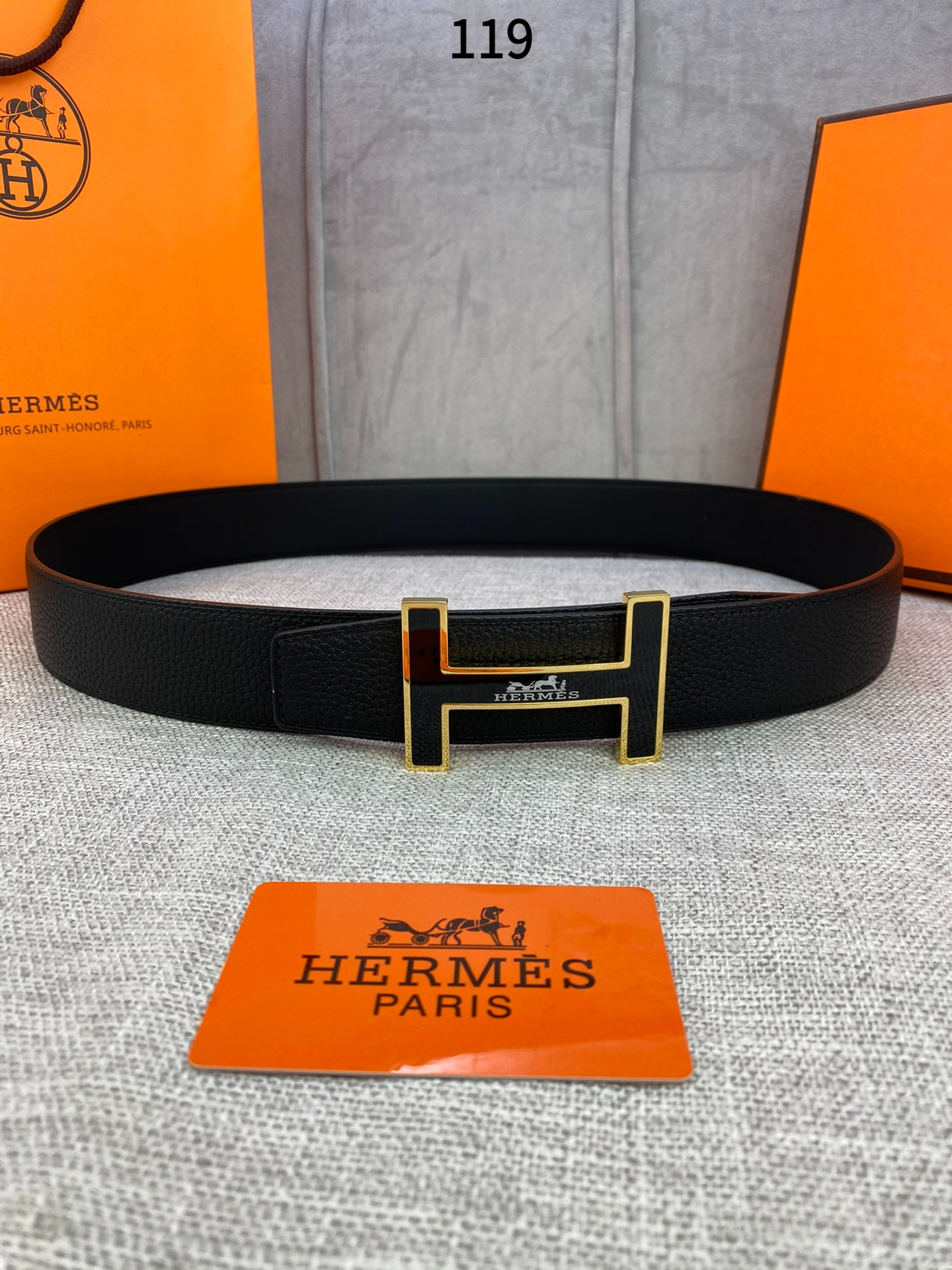 AAAA quality belt,3.8cm wide,without box,HB60 119 120 - qinlai888