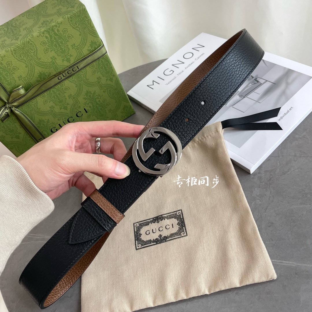 AAAA quality belt,3.7cm wide,without box,GB60 112 - qinlai888