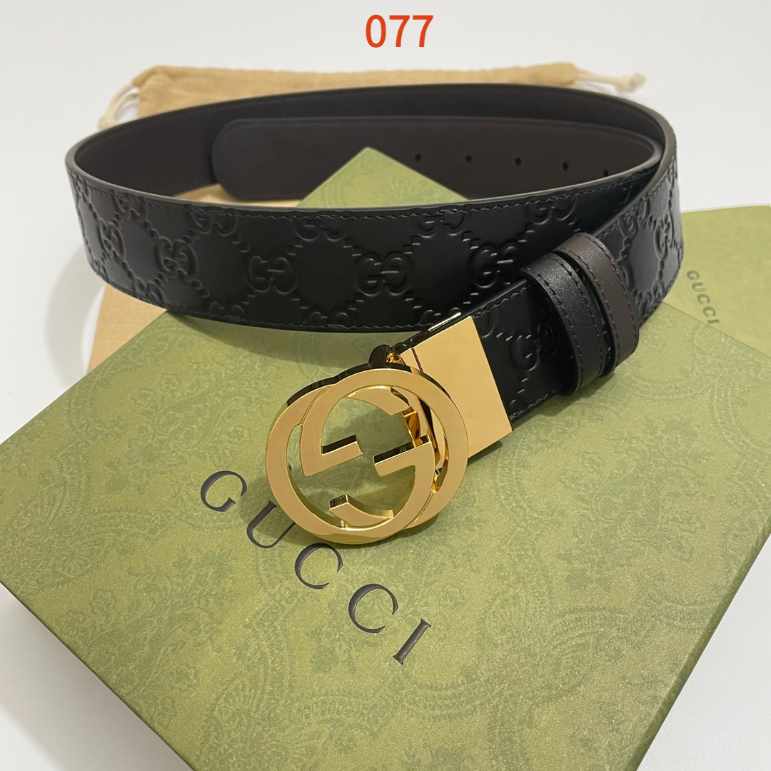AAAA quality belt,3.7cm wide,without box,GB60 077 - qinlai888