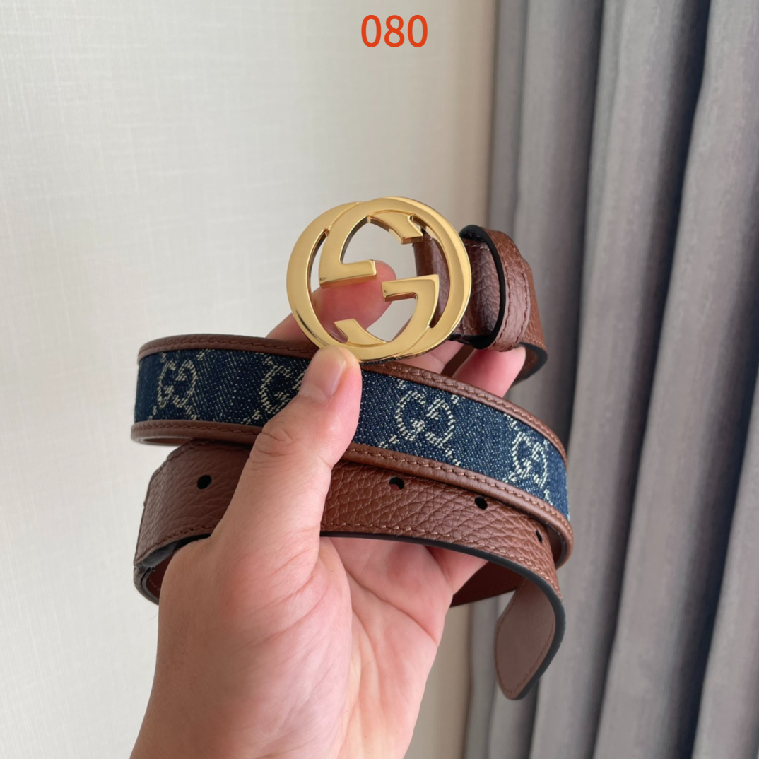AAAA quality belt,3.0cm wide,without box,GB60 080 - qinlai888
