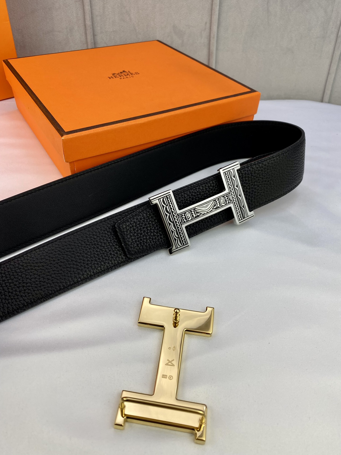 AAAA quality belt,3.8cm wide,without box,HB60 088 089 - qinlai888