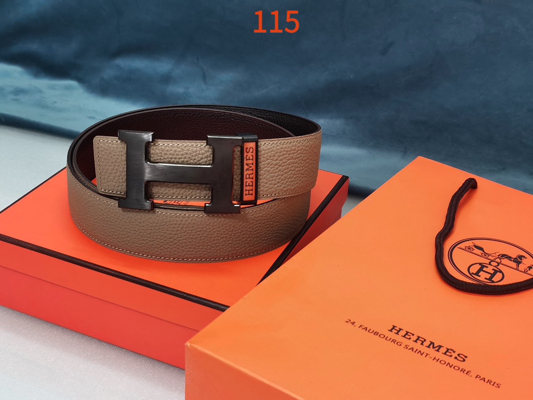 AAAA quality belt,3.8cm wide,without box,HB60 115 - qinlai888